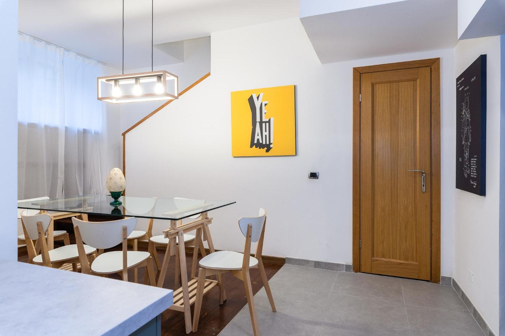 Two floors 150 sqm Wooden Apartment Rome Buitenkant foto