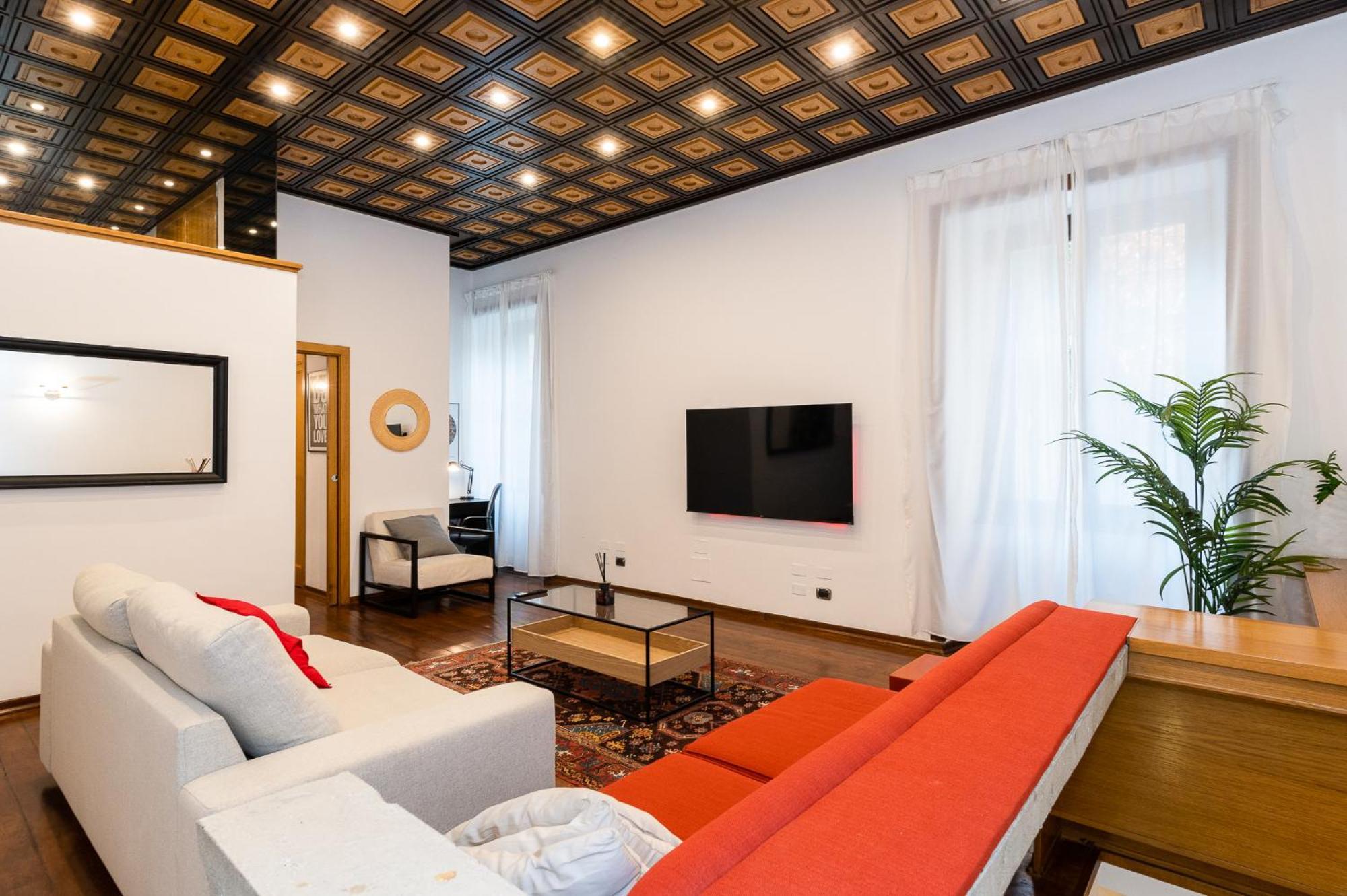 Two floors 150 sqm Wooden Apartment Rome Buitenkant foto