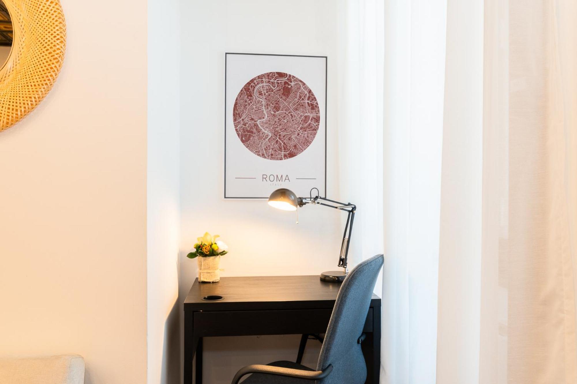 Two floors 150 sqm Wooden Apartment Rome Buitenkant foto